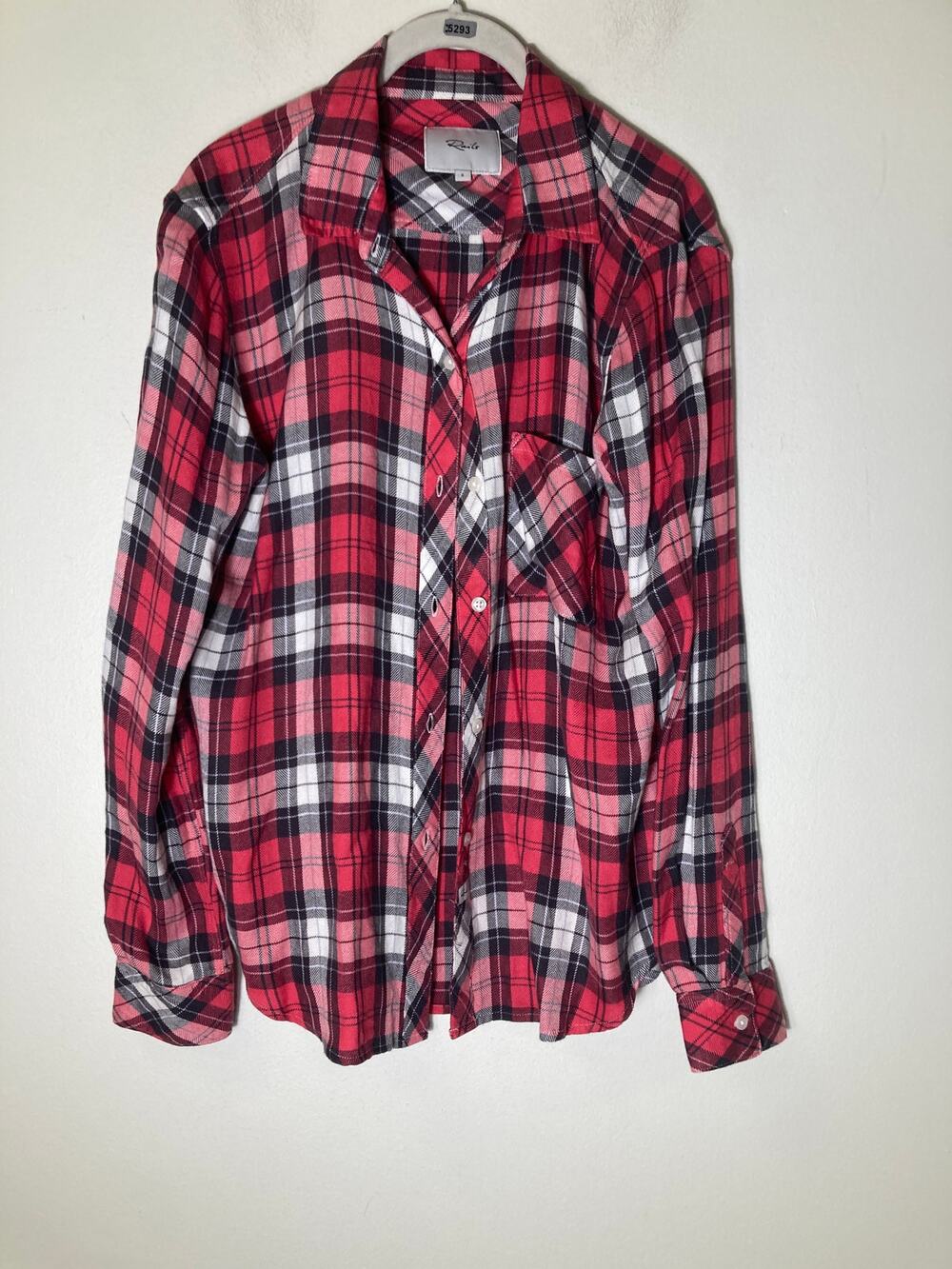 Rails Red Plaid Soft Flannel Shirt sz S